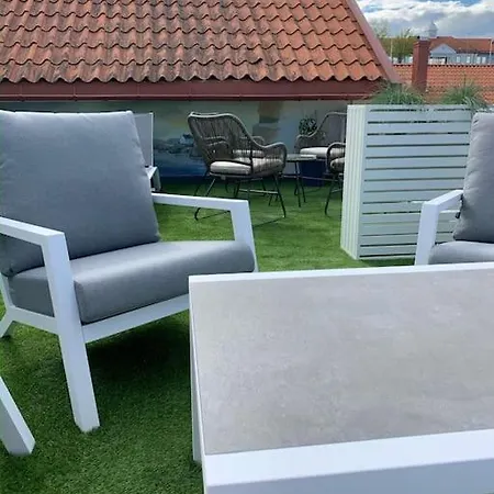 Large And Modern In Langesund With A Lovely Patio Apartment